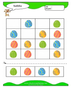 Sudoku Çocuk Bulmacaları